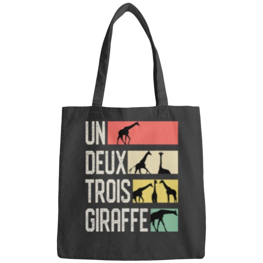 Discover Un Deux Troix Giraffe French Animal Bags