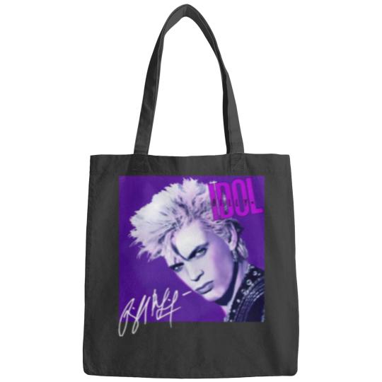Discover Billy Idol Bags Billy Idol Whiplash Smile Song Cotton Bags Men Women