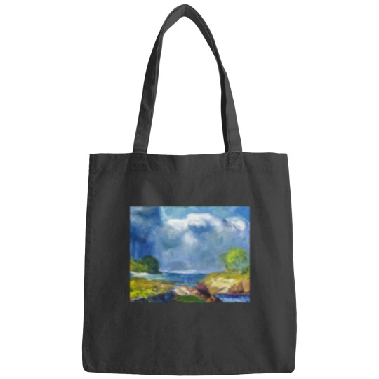 Discover 1916 The Coming Storm coastal NewEngland landscape painting by George Wesley Bellows Active Bags
