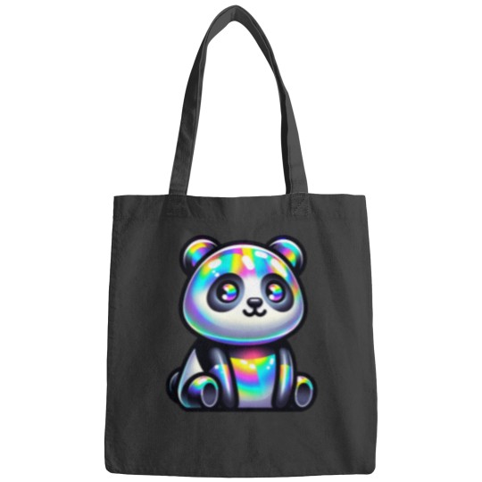 Discover Holographic Rainbow Panda Bags
