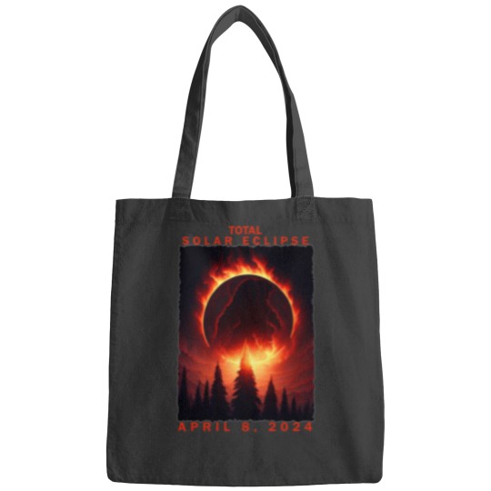 Discover 2024 Eclipse Total Solar Eclipse 2024 Unisex Bags