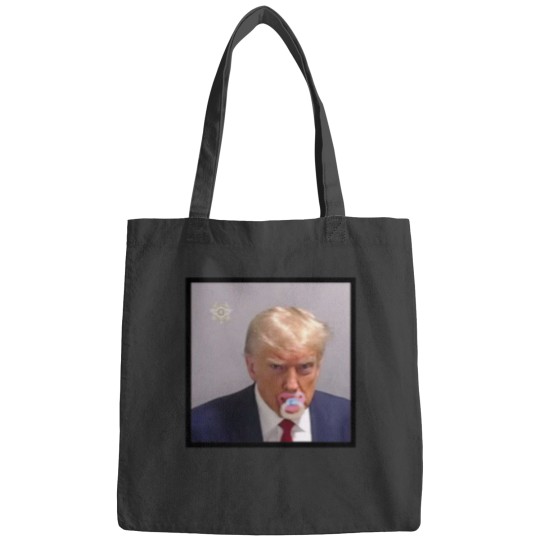 Discover Mugshot of Trump Sucking a Pacifier Bags