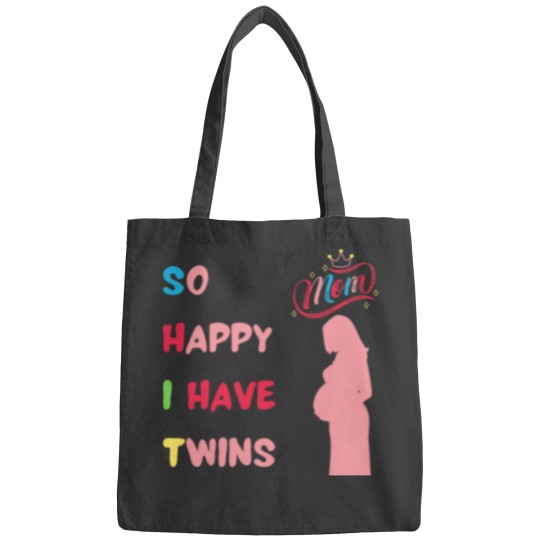 Discover so happy i have twins Bags