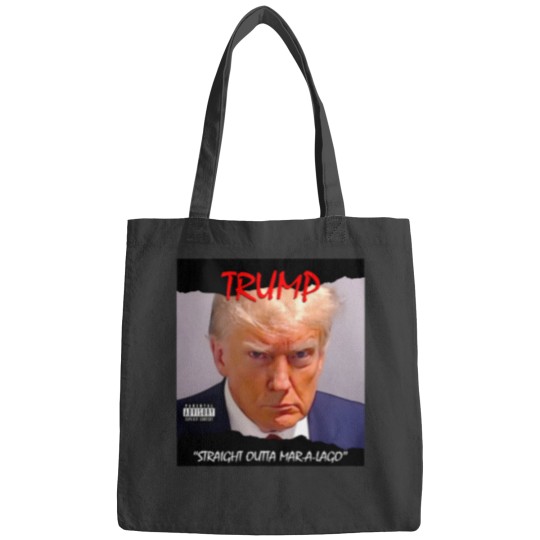Discover Trump Straight Outta Mar-A-Lago T-Shirt Bags