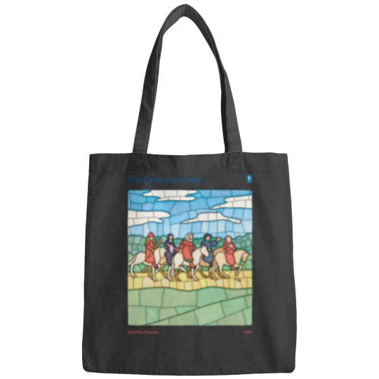 Discover The Canterbury Tales - Geoffrey Chaucer Literary Art for Bibliophiles Bags
