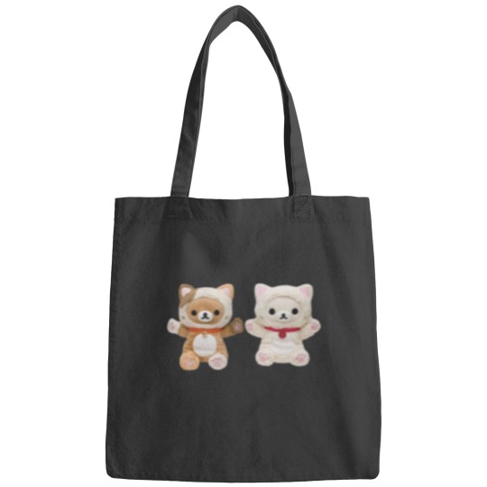 Discover Rilakkuma and korilakkuma in cat suits Bags