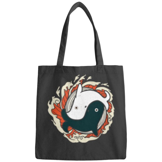 Discover Yin Yang Whales Animal Bags