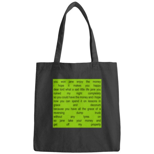 Discover What a sad little life Jane (brat) Active Bags