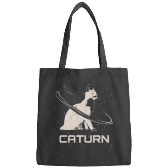 Discover Saturn Caturn Cat Planet Space Essential Bags