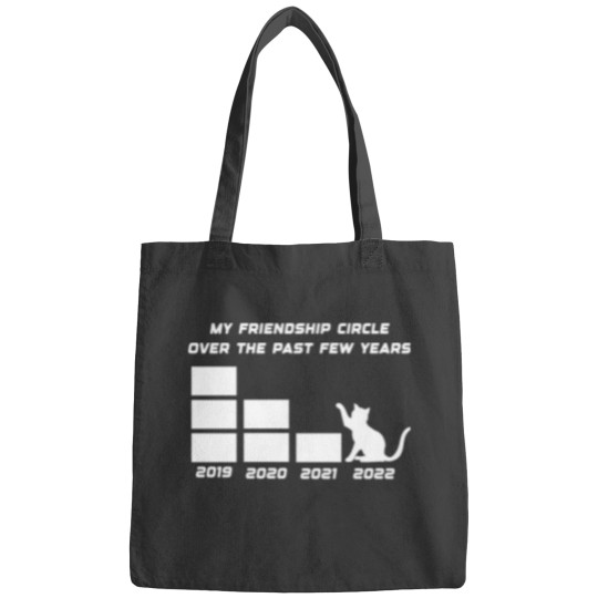 Discover Funny Cat Friendship Circle Over The Past Years Existential Essential Bags