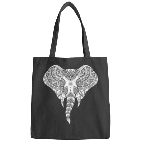 Discover Elephant Mandala Yoga Ornate Elephant Bags