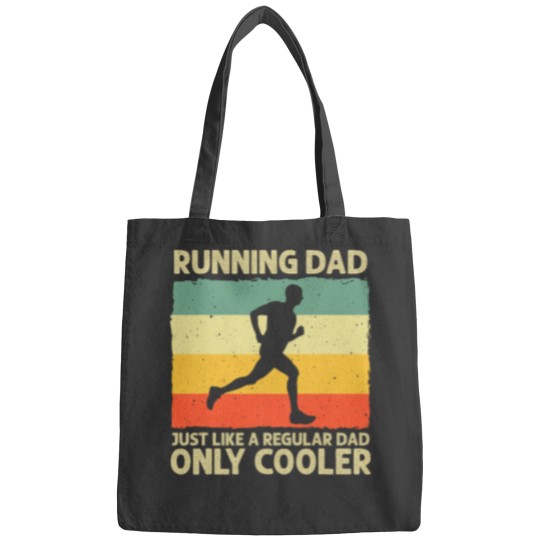 Discover Funny Running For Men Dad Marathon Runner Coachs Marathoner Bags