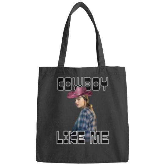 Discover pink cowboy like me taylor Bags