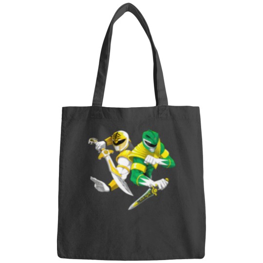 Discover Green and White Power Rangers Bags