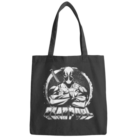Discover marvels.Deadpoolzz Armss Crossed Chalk Out Badge Bags