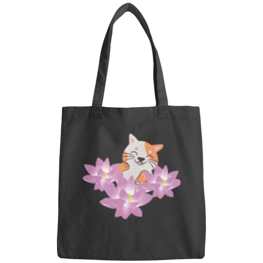 Discover Copy of Cat In Lotus Tattoo Bags