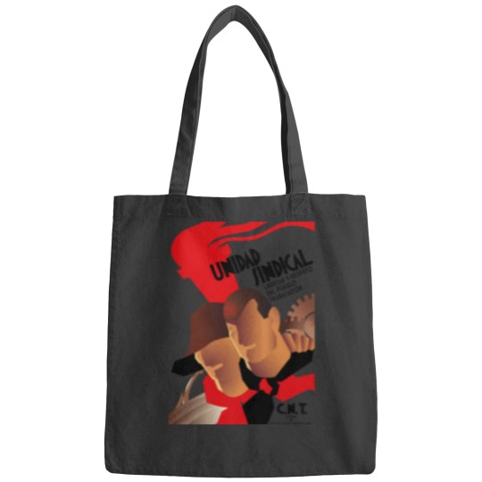 Discover CNT Unidad Sindical Spanish Civil Wars Anarchist Socialist Leftist Bags