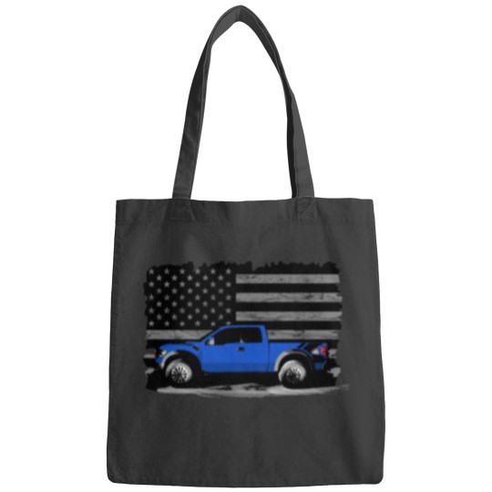 Discover American Rapture 4x4 Pickup Truck in Blue Bags