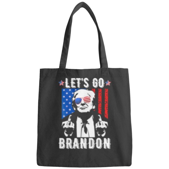 Discover Let’s Go Brandon  Funny Usa Flag Bags