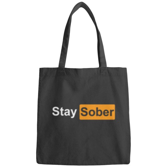 Discover Stay Sober Pullover Hoodie Bags