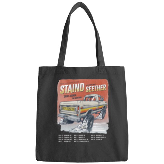 Discover Staind 2024 Tailgate Tour Bags  Staind Band Fan Bags  Tailgate 2024 Concert Sh