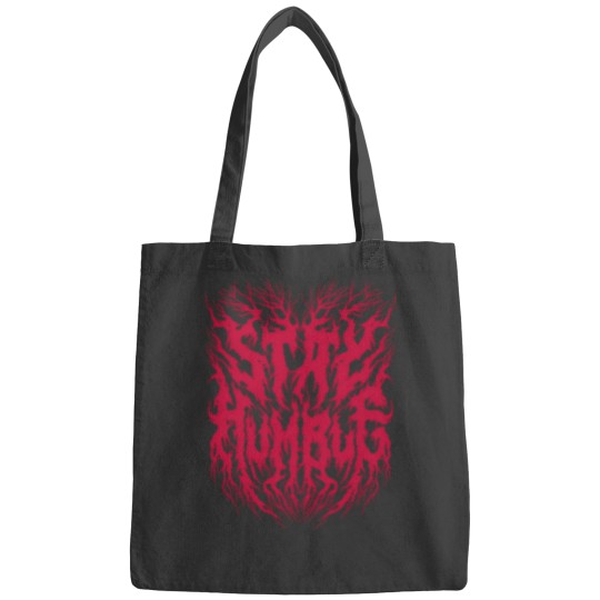 Discover Stay Humble - Grunge Aesthetic - 90S Black Metal (2) Bags