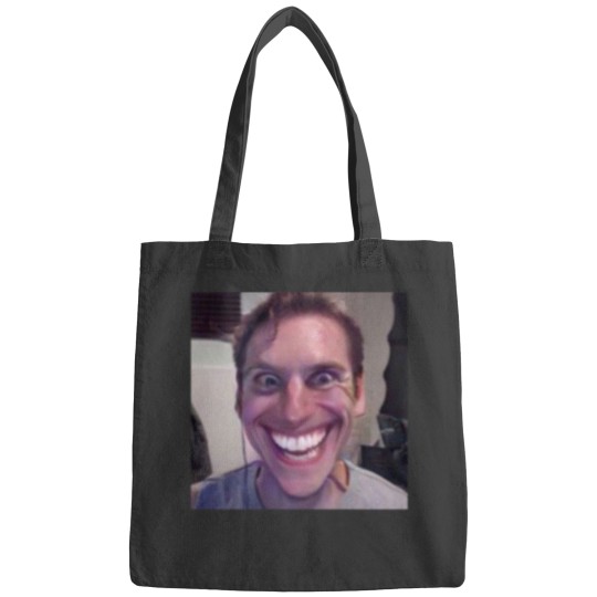Discover JERMA WHEN THE IMPOSTOR IS SUS FACE Bags