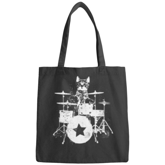 Discover Rockstar Kitty beats Drums in black Classic Bags