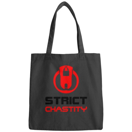 Discover STRICT CHASTITY chastity for boys and guys  red label Bags