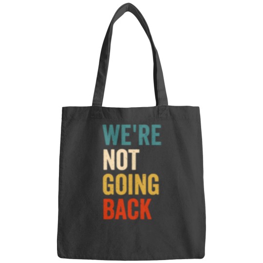 Discover We're Not Going Back Bags | Kamala is Brat, brat summer, kamala harris