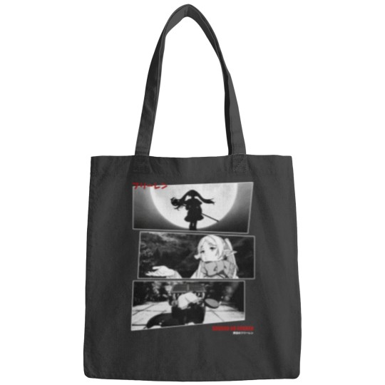 Discover Sousou No Frieren Frieren Halftone Design Bags