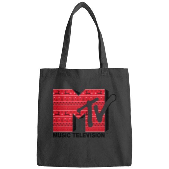 Discover Mademark x MTVs The  MTVs Logo in Ugly Christmas Style Bags