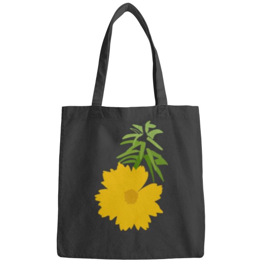 Discover Wild Yellow Flower Snagged by the Roadsids Classic Bags