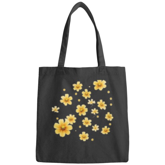 Discover Yellow Cosmos Flowers Pattern Classic Bags