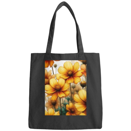 Discover Vibrant Yellow Cosmos Flowers Add a Splash of Sunshine to Your Space Classic Bags