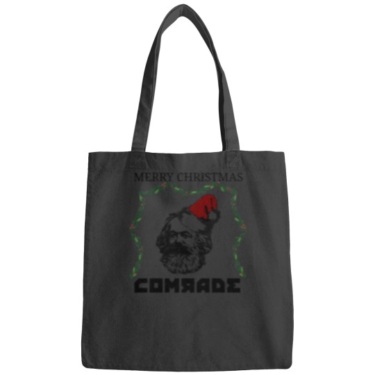 Discover Merry Christmas, Comrade MarxCommunism Bags