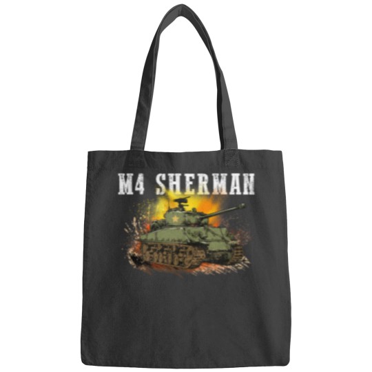 Discover M4 Sherman the WW2 Tank a WWII armys Tank for Military Boys Bags