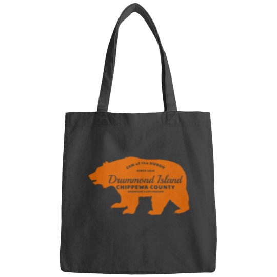 Discover Drummond Island Bear T Bags