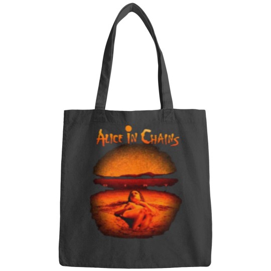 Discover alice chains logo in tshirt Bags