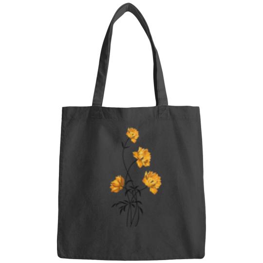 Discover Sunflower Watercolor – Yellow & Black Palette Essential Bags