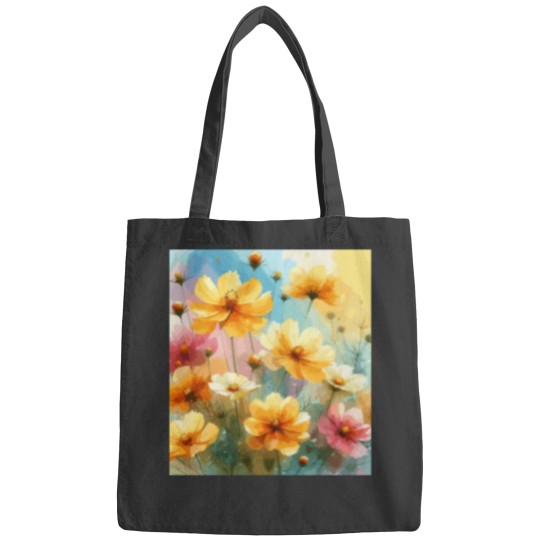 Discover Yellow Cosmos Flower  Premium Bags