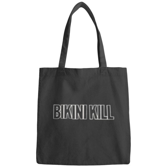 Discover Bikini Kill Text Bags