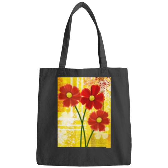Discover Red Flowers Classic Bags