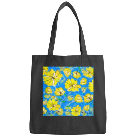 Discover Yellow Flowers by Jan Marvin Essential Bags