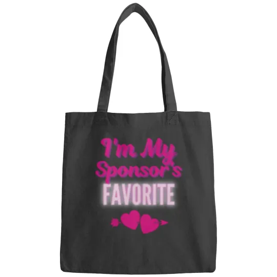 Discover I'm My Sponsor's Favorite - Addiction Recovery, Sobriety, 12 Steps, Alcoholicss Anonymous Bags