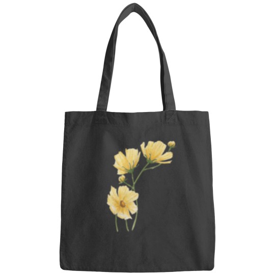 Discover Yellow Cosmo Flower Classic Bags