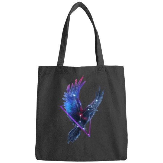 Discover Cosmic Sound Crow bird Essential Bags
