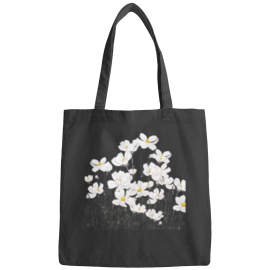 Discover hand painted cosmos filed in watercolor and ink  Classic Bags