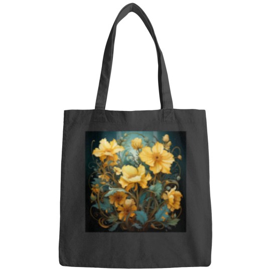 Discover Yellow Flowers Classic Bags