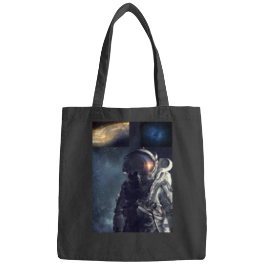 Discover Astronaut Cosmic Sound And Astronaut SPACE PLANET Galaxy universe MUSIC COOL TRENDY DESIGNS Bags